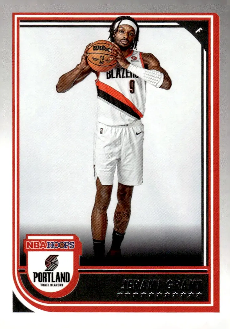 2022-23 NBA Hoops #60 Jerami Grant (front)