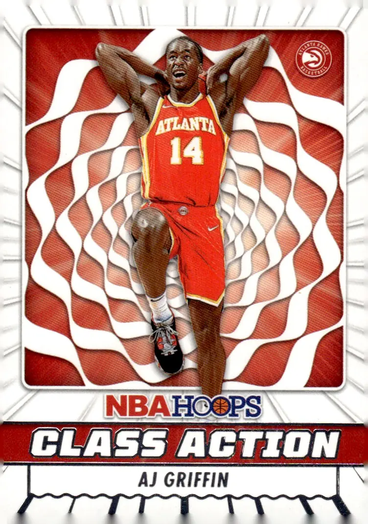 2022-23 NBA Hoops #13 AJ Griffin (front)