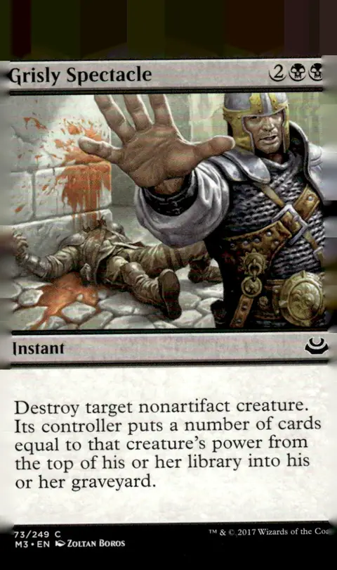 2017 Modern Masters 2017 Edition (MM3) #73/249 Grisly Spectacle