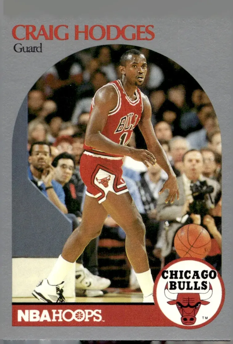 1990-91 NBA Hoops #64 Craig Hodges (front)
