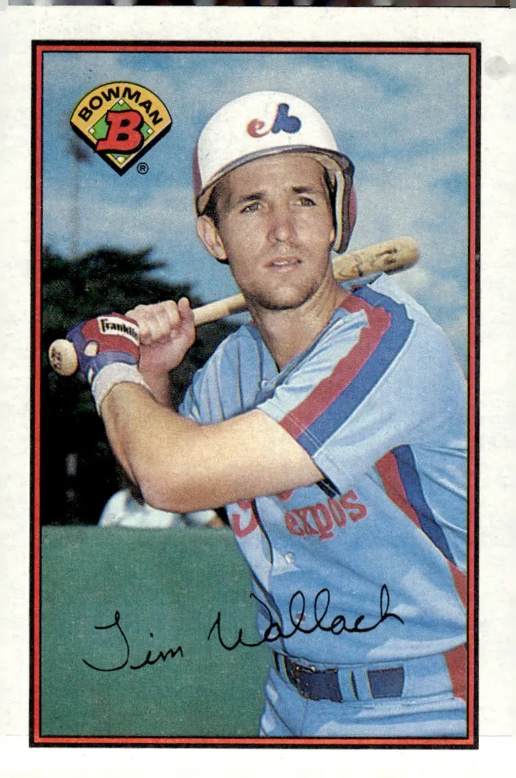 1989 Bowman #362 Tim Wallach (front)