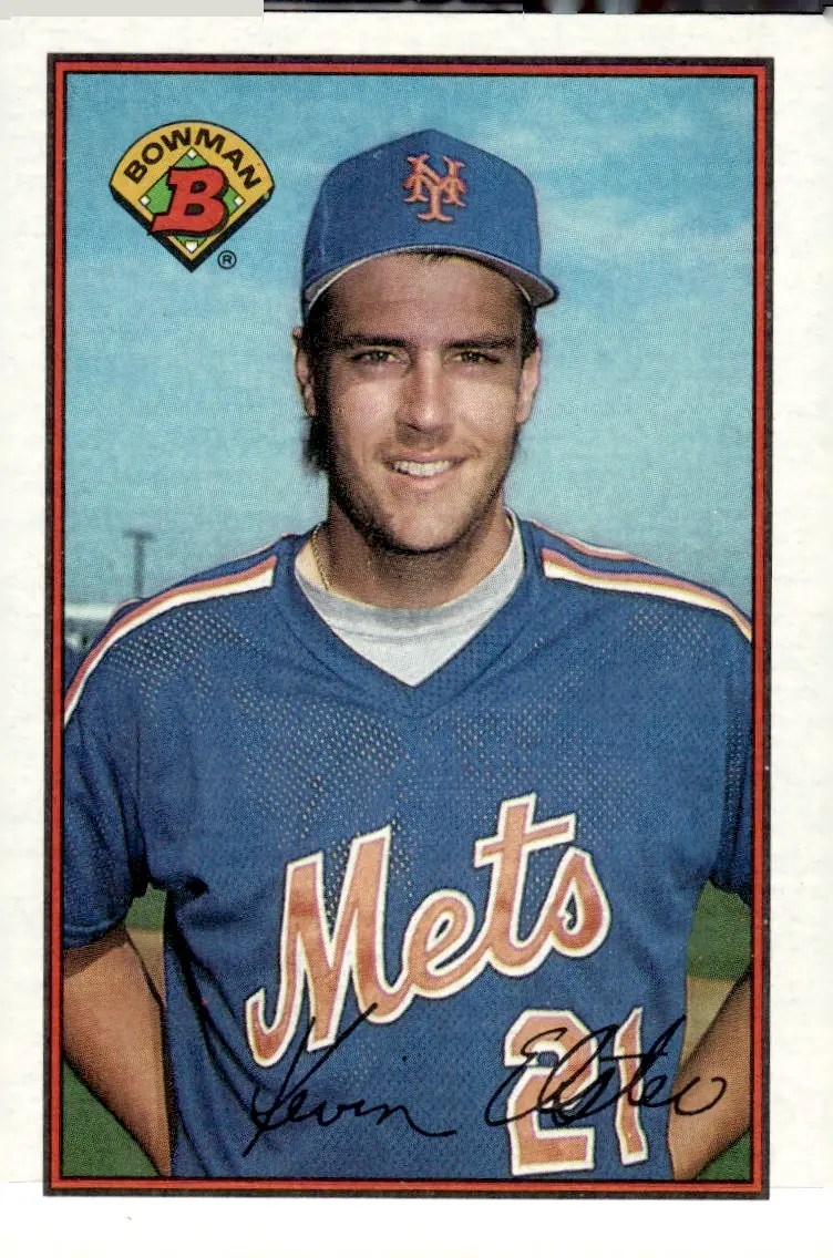 1989 Bowman #383 Kevin Elster (front)