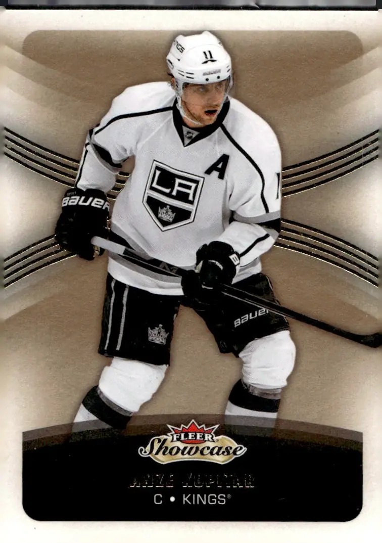 2015-16 Fleer Showcase #9 Anze Kopitar (front)