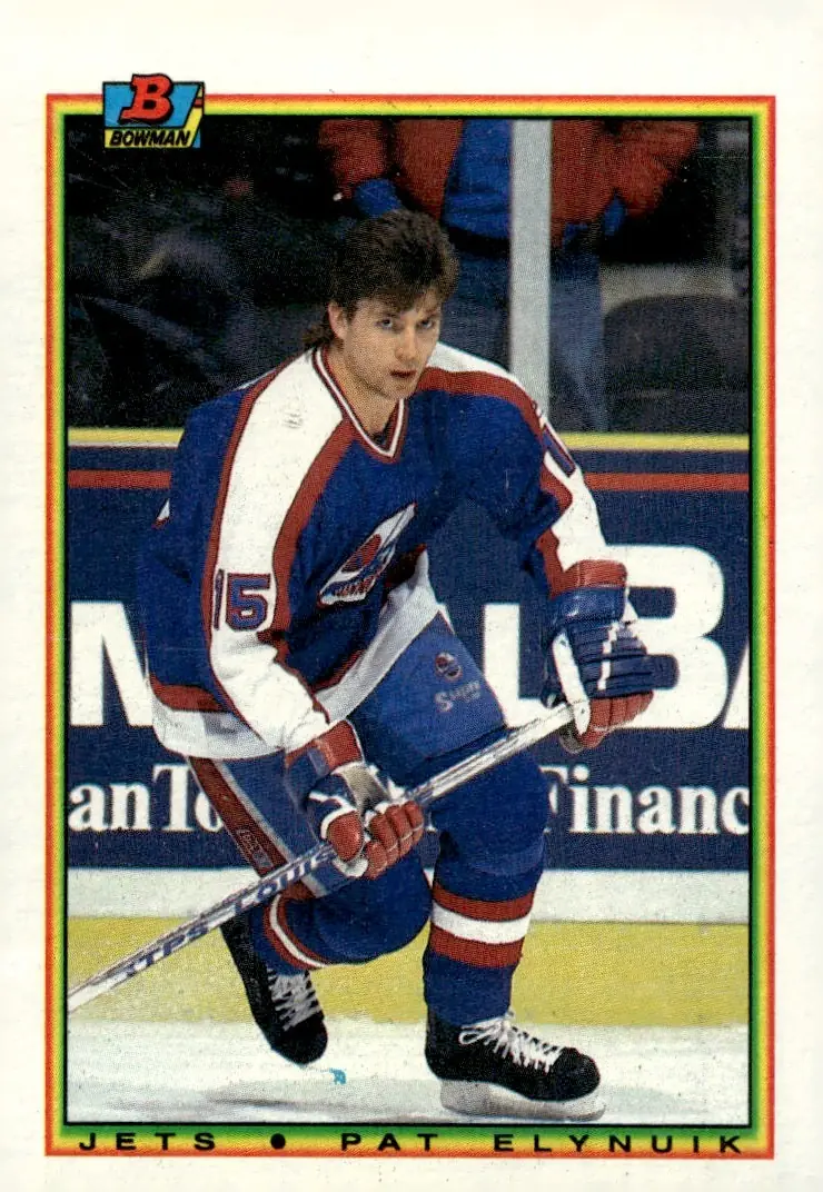 1990-91 Bowman #137 Pat Elynuik (front)