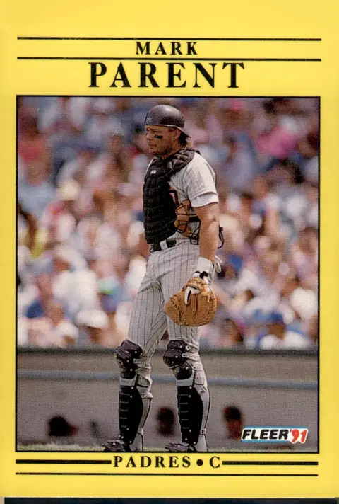 1991 Fleer #538 Mark Parent