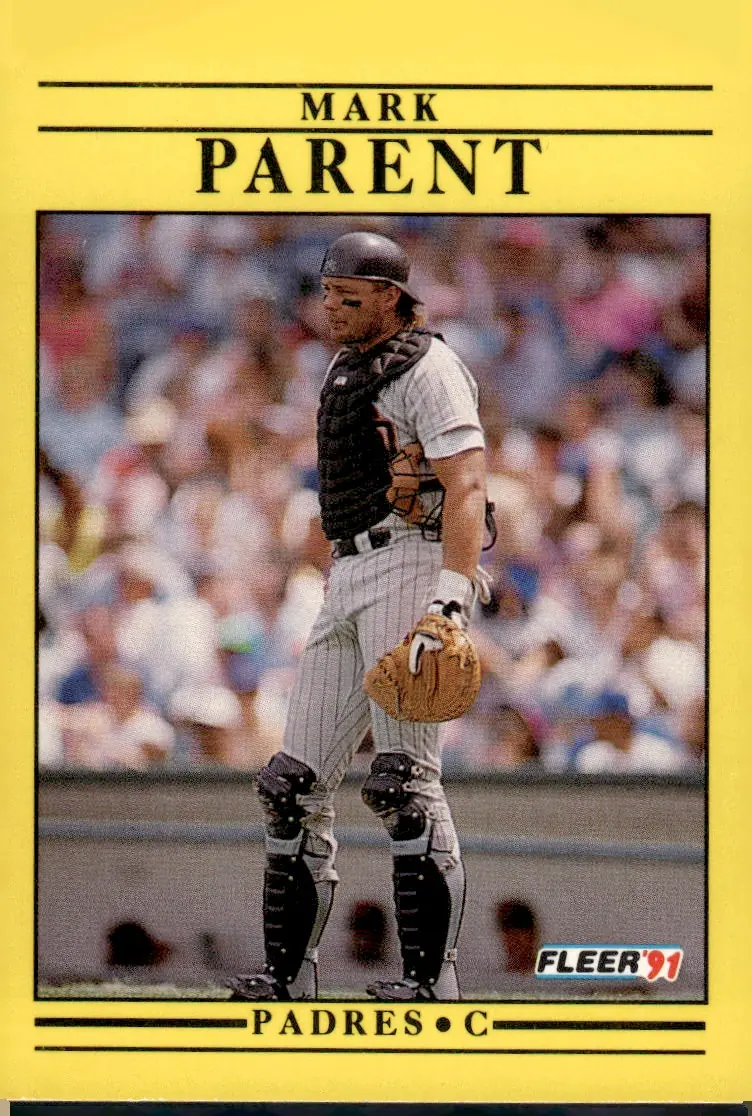 1991 Fleer #538 Mark Parent (front)