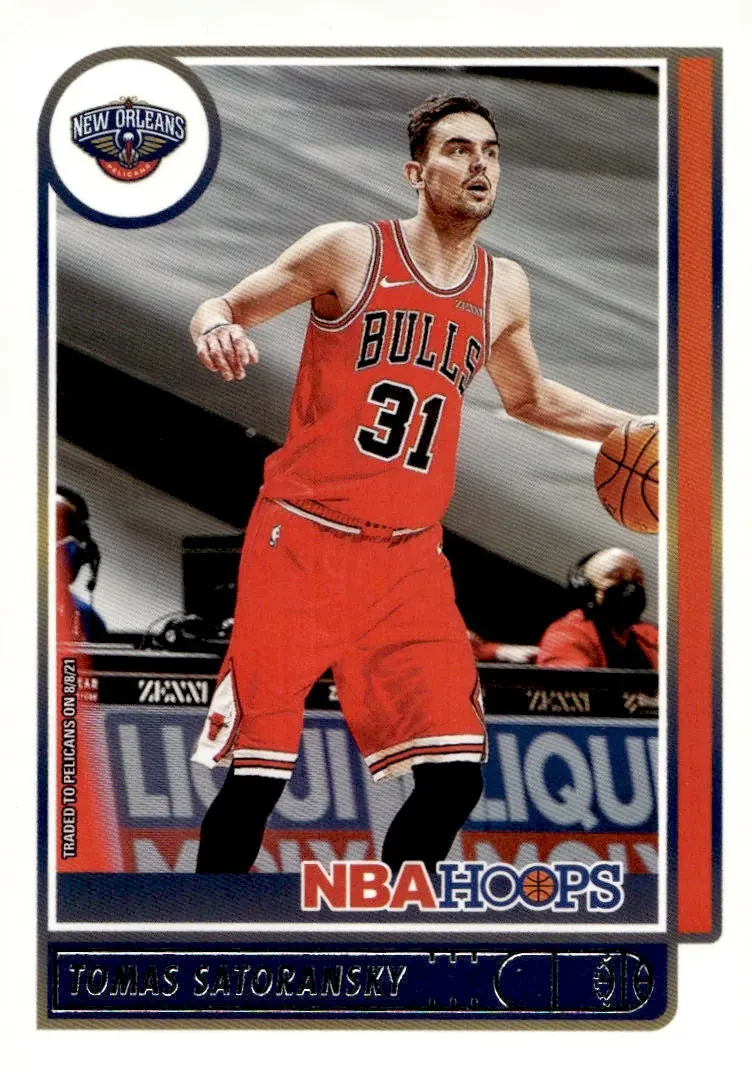 2021-22 NBA Hoops #75 Tomas Satoransky (front)