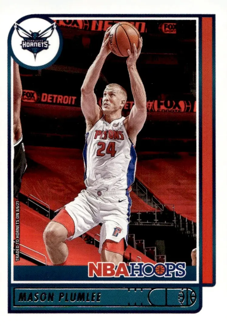 2021-22 NBA Hoops #165 Mason Plumlee (front)