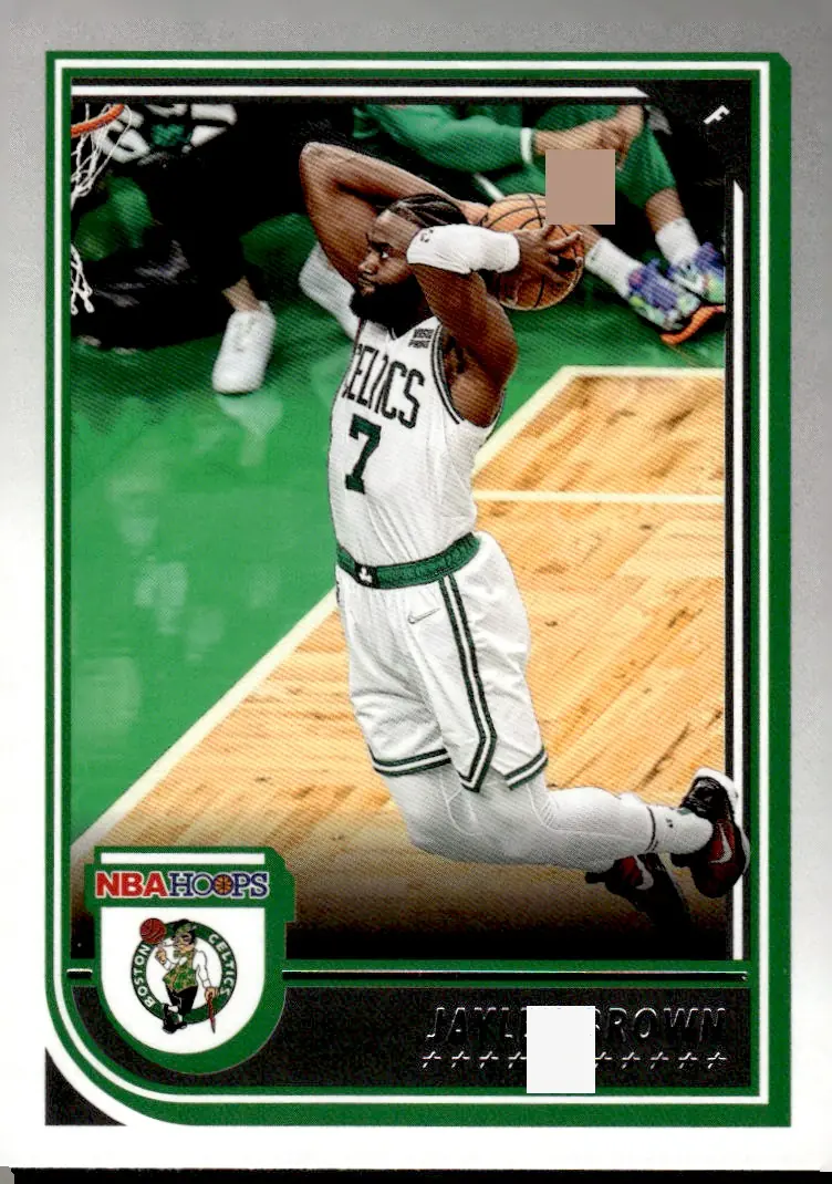 2022-23 NBA Hoops #2 Jaylen Brown (front)