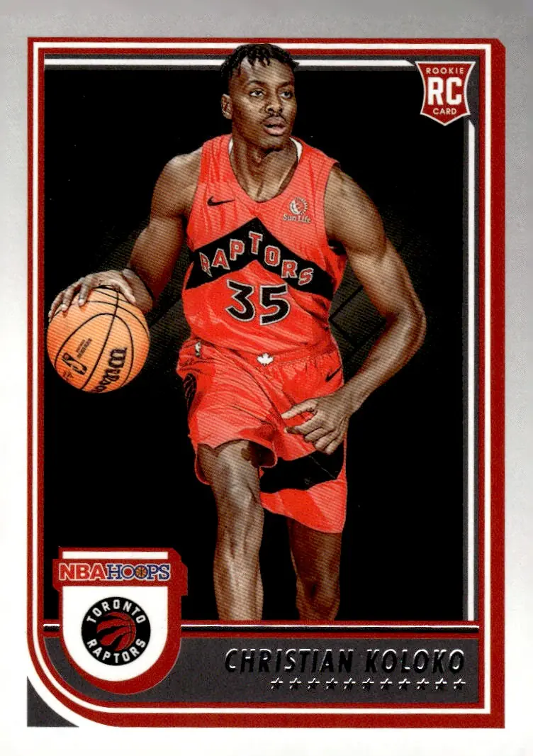 2022-23 NBA Hoops #261 Christian Koloko (front)