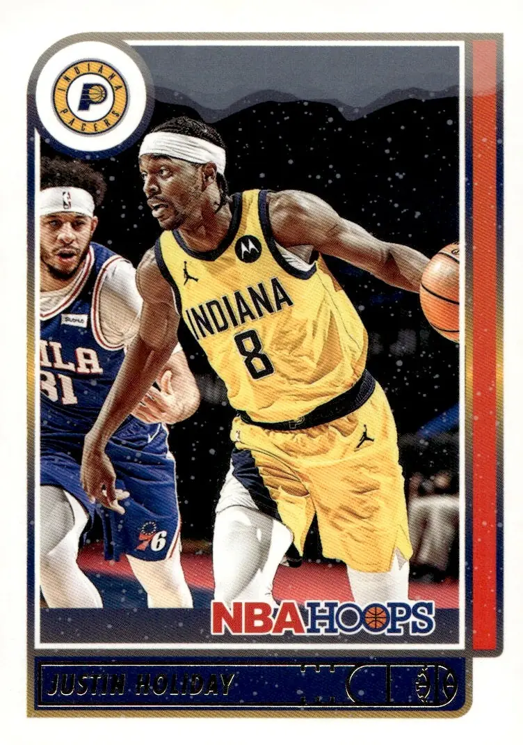 2021-22 NBA Hoops #183 Justin Holiday (front)