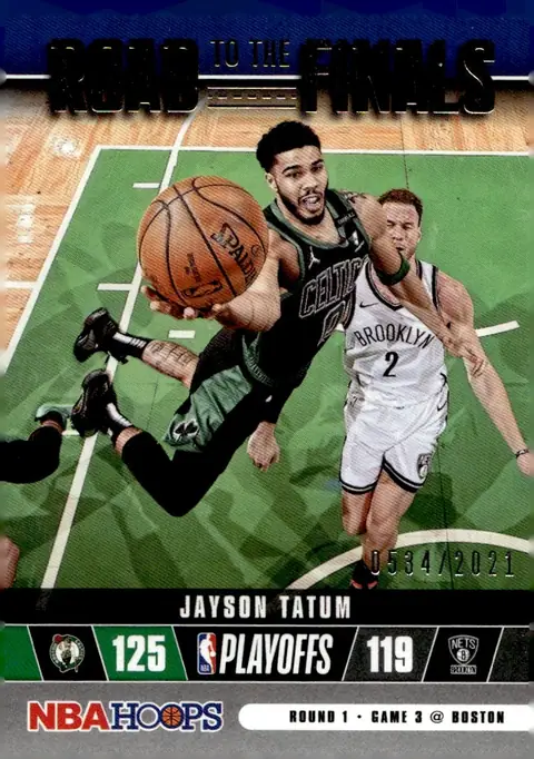 2021-22 NBA Hoops #21 Jayson Tatum – First Round /2021