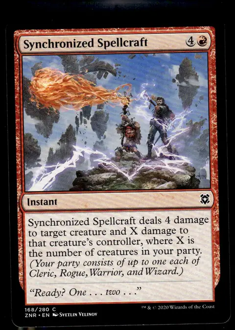 2020 Zendikar Rising (ZNR) #168/280 Synchronized Spellcraft