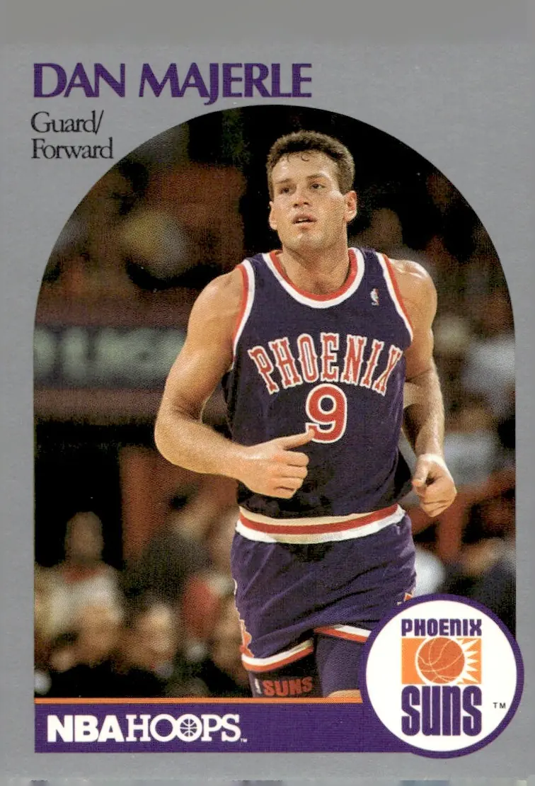 1990-91 NBA Hoops #239 Dan Majerle (front)