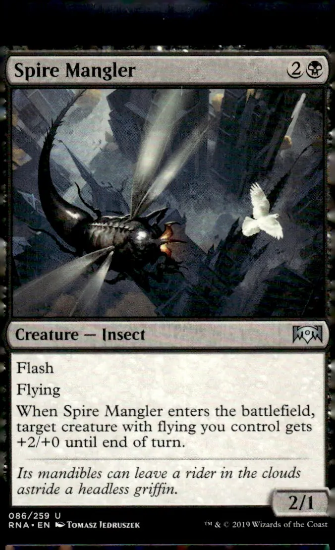 2019 Ravnica Allegiance (RNA) #086/259 Spire Mangler (front)
