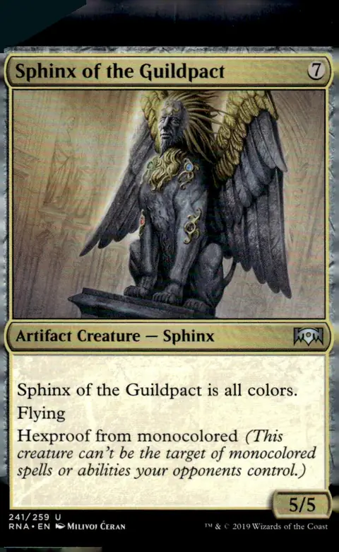 2019 Ravnica Allegiance (RNA) #241/259 Sphinx of the Guildpact