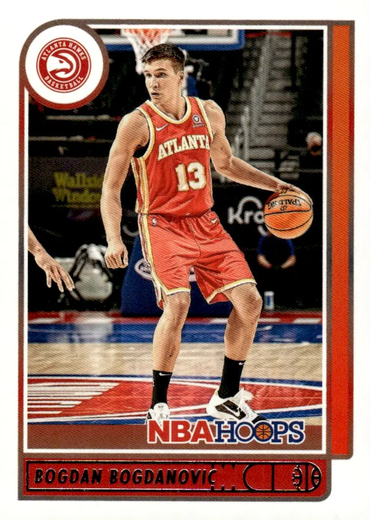 2021-22 NBA Hoops #168 Bogdan Bogdanovic (front)