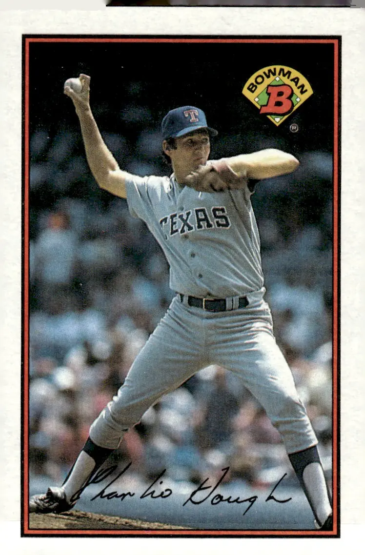 1989 Bowman #224 Charlie Hough (front)