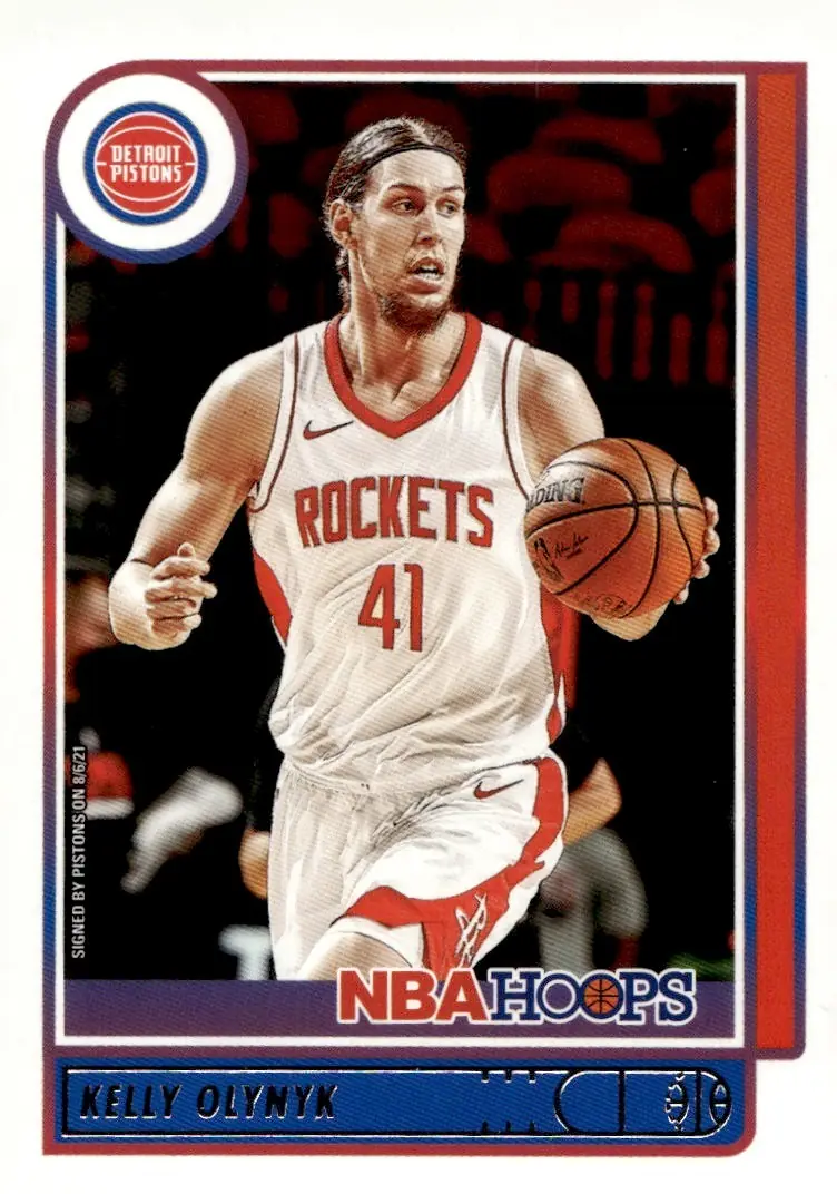 2021-22 NBA Hoops #184 Kelly Olynyk (front)