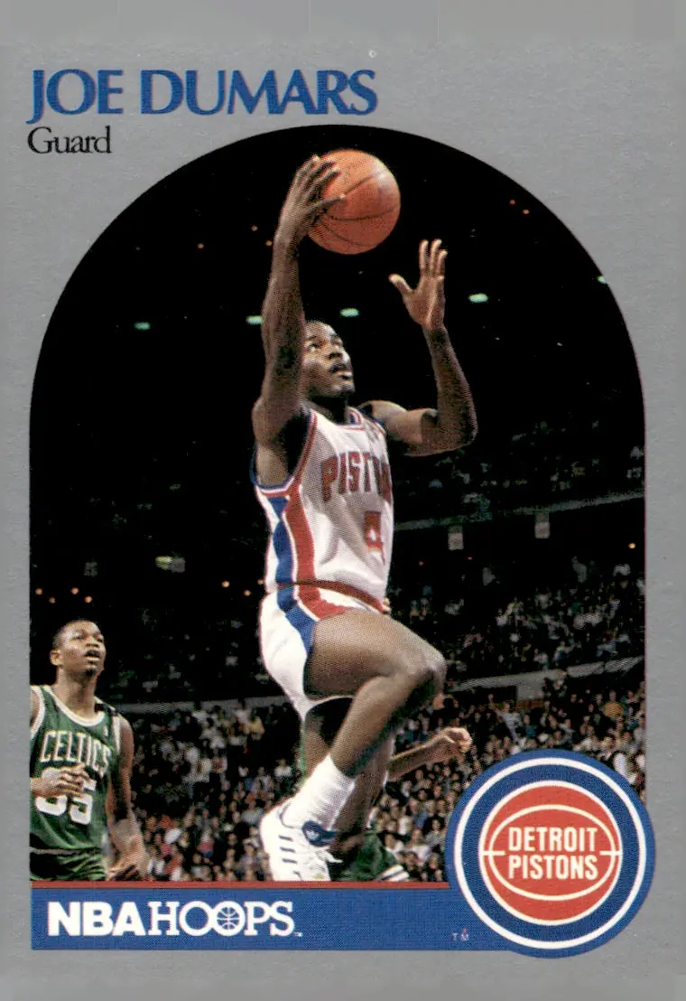 1990-91 NBA Hoops #103 Joe Dumars (front)
