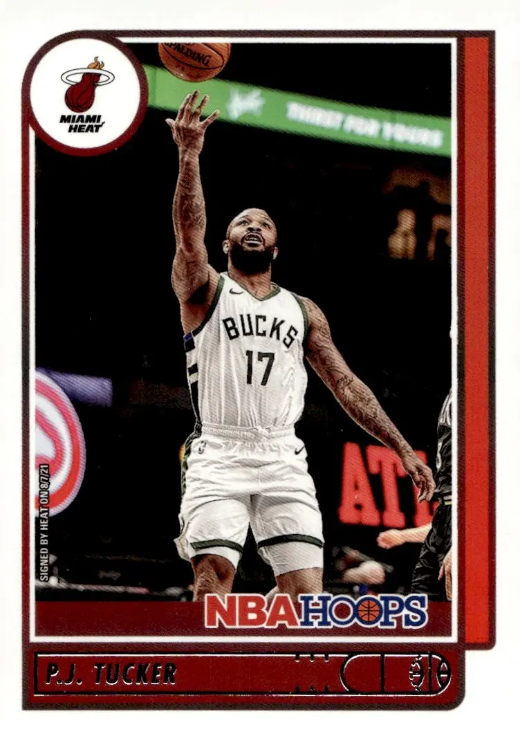 2021-22 NBA Hoops #133 P.J. Tucker (front)