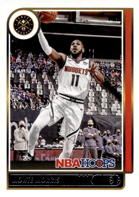 2021-22 NBA Hoops #51 Monte Morris