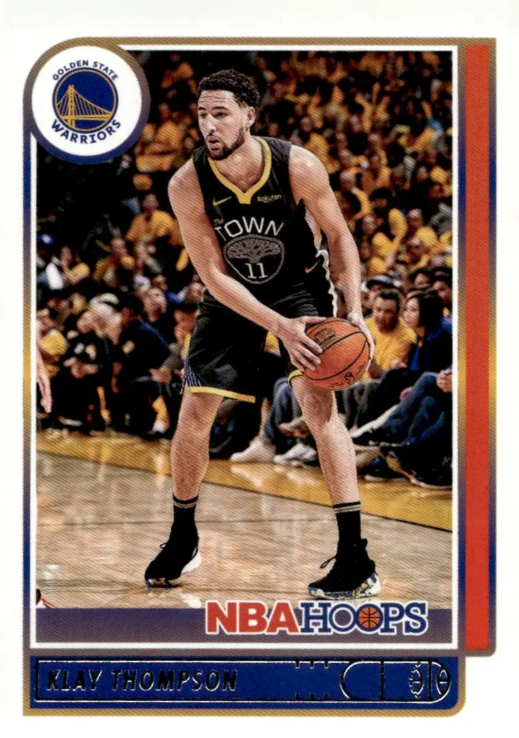 2021-22 NBA Hoops #8 Klay Thompson (front)