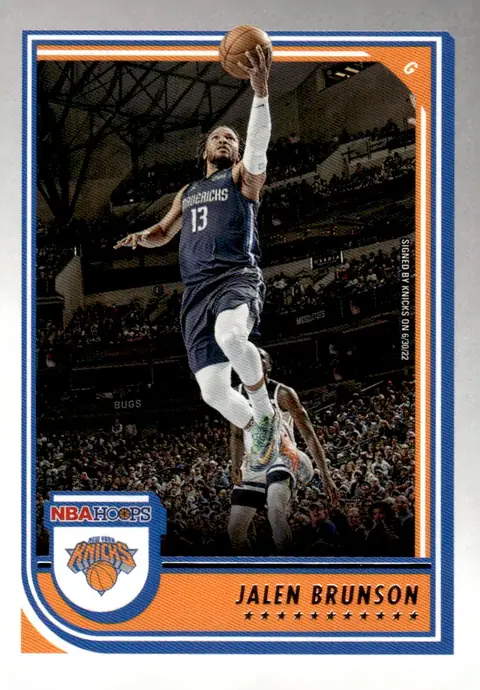 2022-23 NBA Hoops #121 Jalen Brunson
