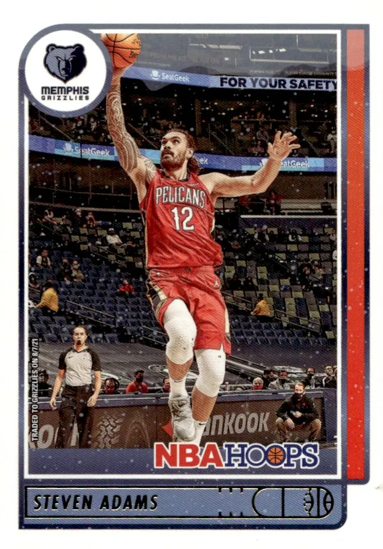 2021-22 NBA Hoops #114 Steven Adams (front)