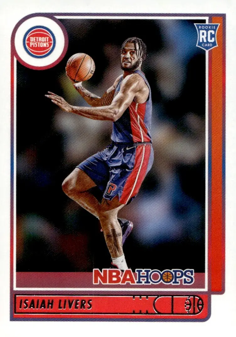 2021-22 NBA Hoops #208 Isaiah Livers (front)