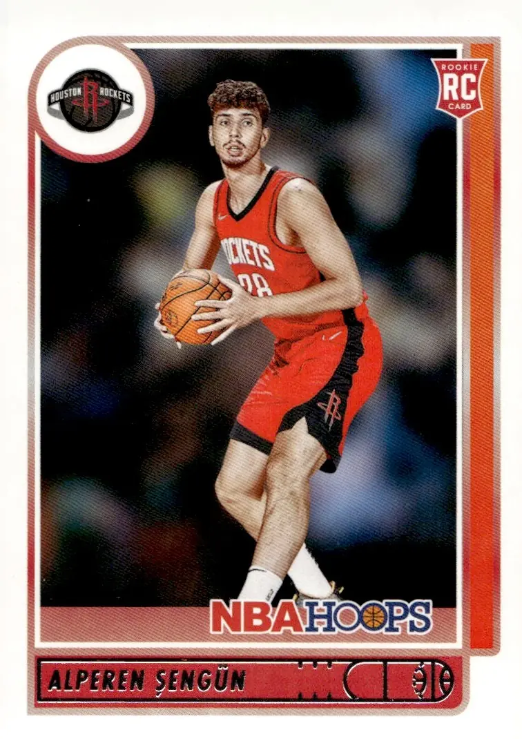 2021-22 NBA Hoops #204 Alperen Şengün (front)