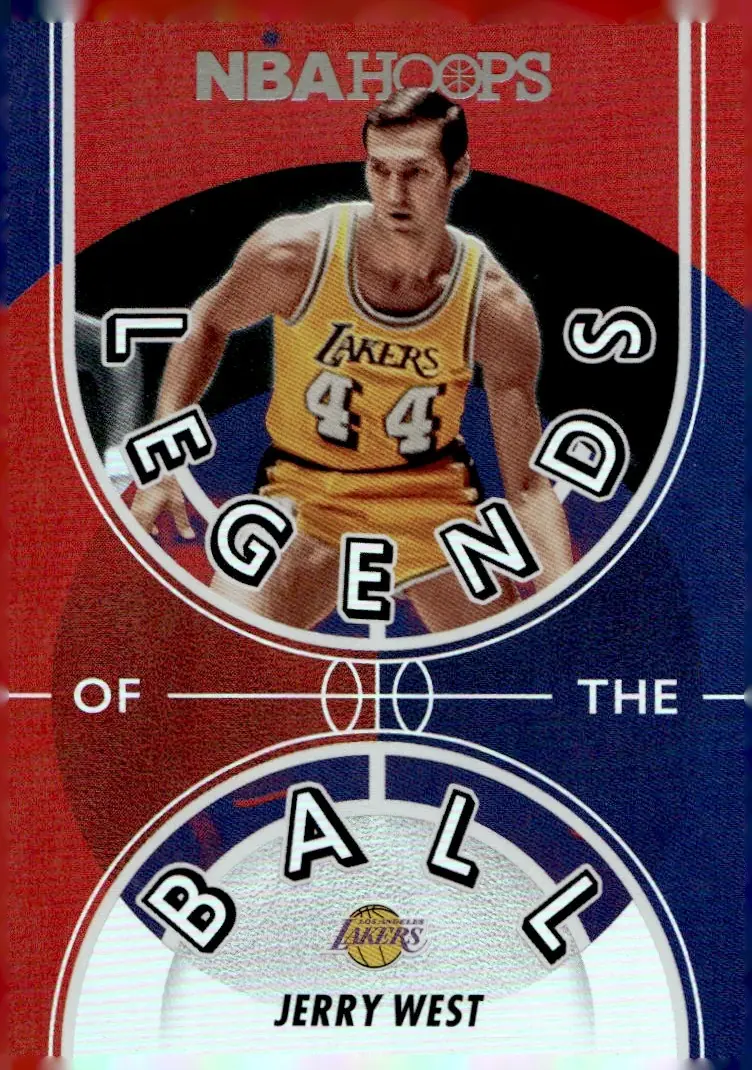 2021-22 NBA Hoops #14 Jerry West (front)