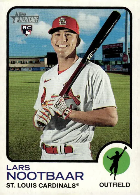 2022 Topps Heritage #32 Lars Nootbaar