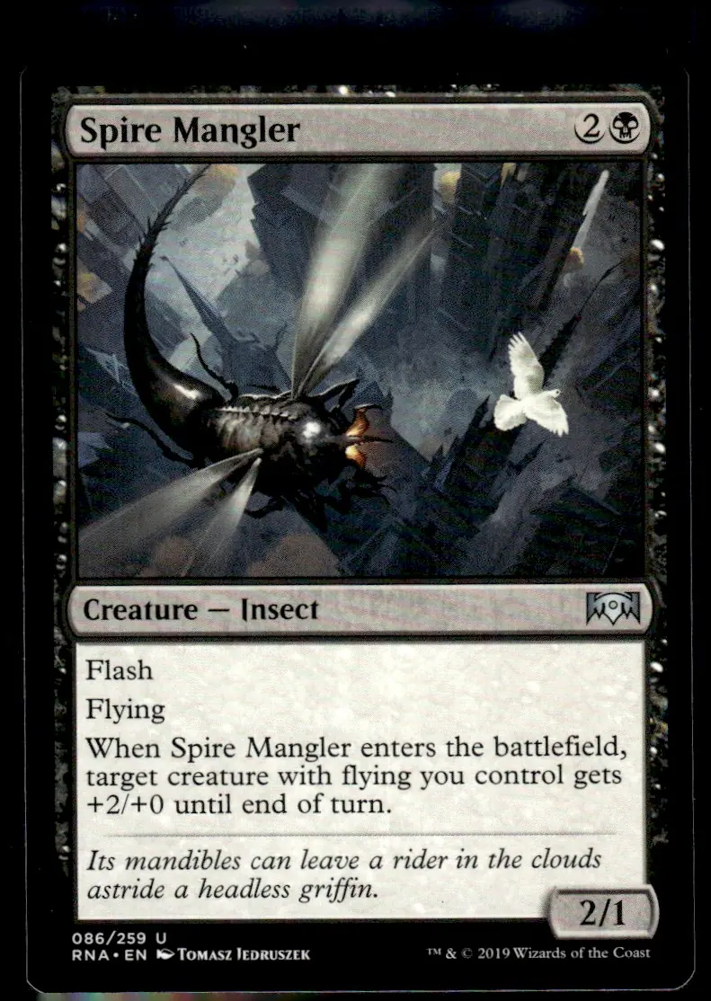 2019 Ravnica Allegiance (RNA) #086/259 Spire Mangler – Foil (front)
