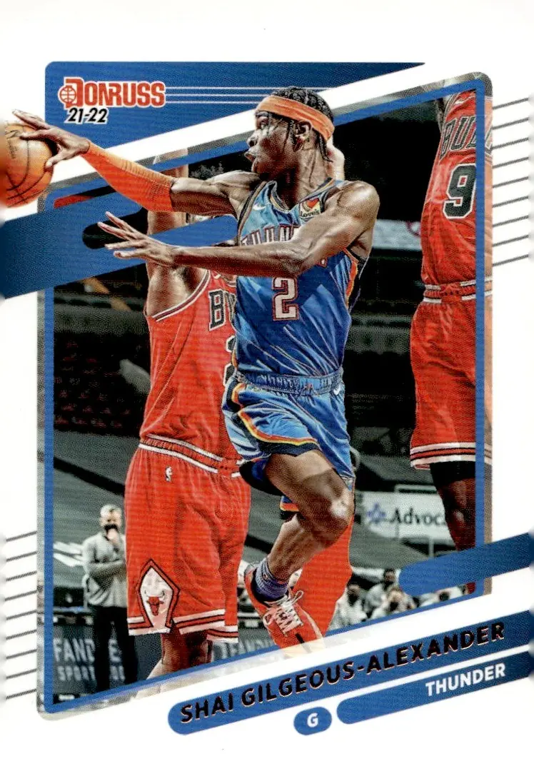2021-22 Donruss #23 Shai Gilgeous-Alexander (front)