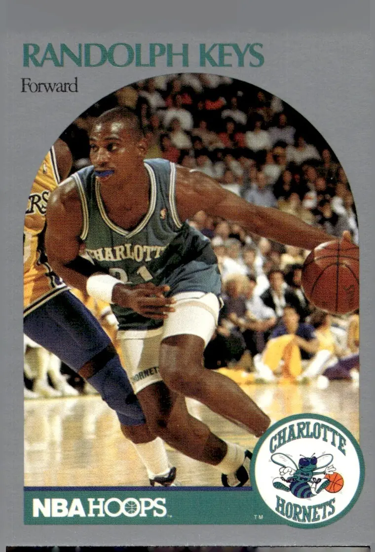 1990-91 NBA Hoops #56 Randolph Keys (front)