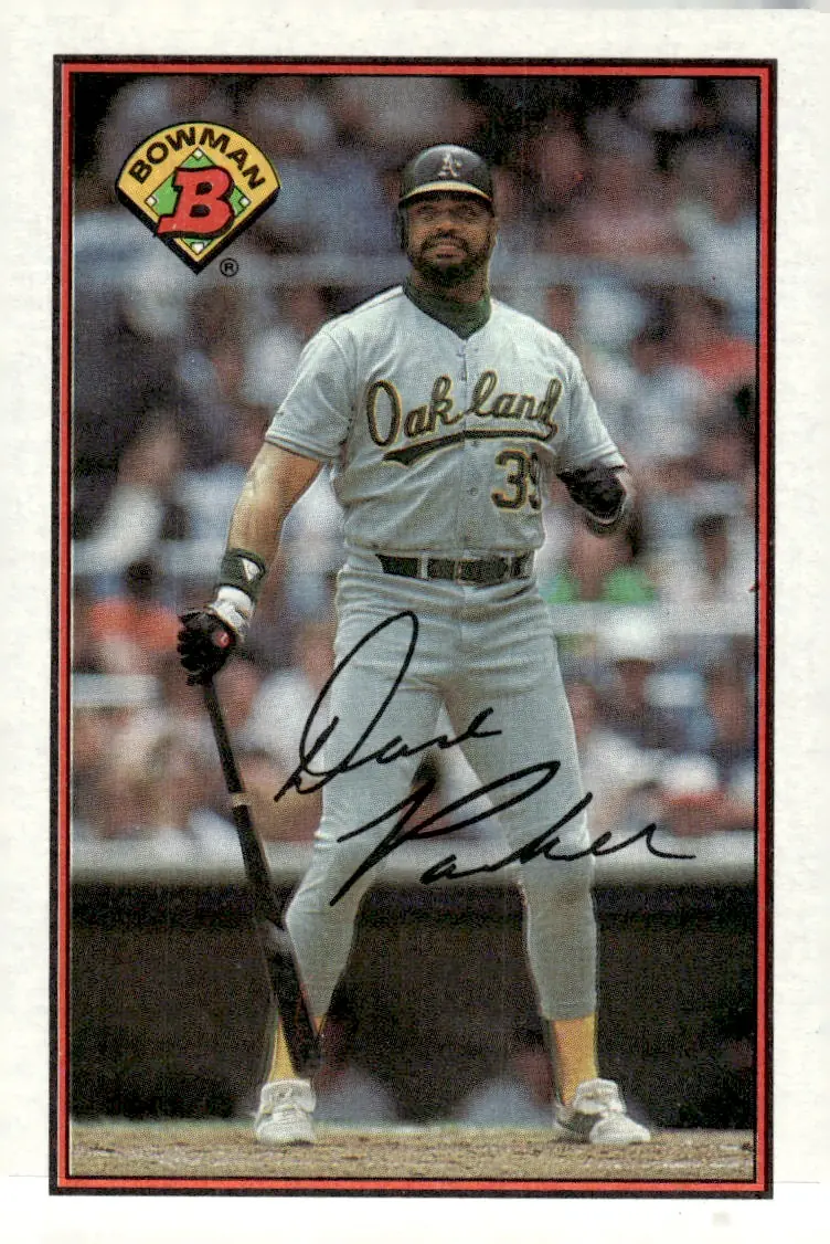 1989 Bowman #202 Dave Parker (front)