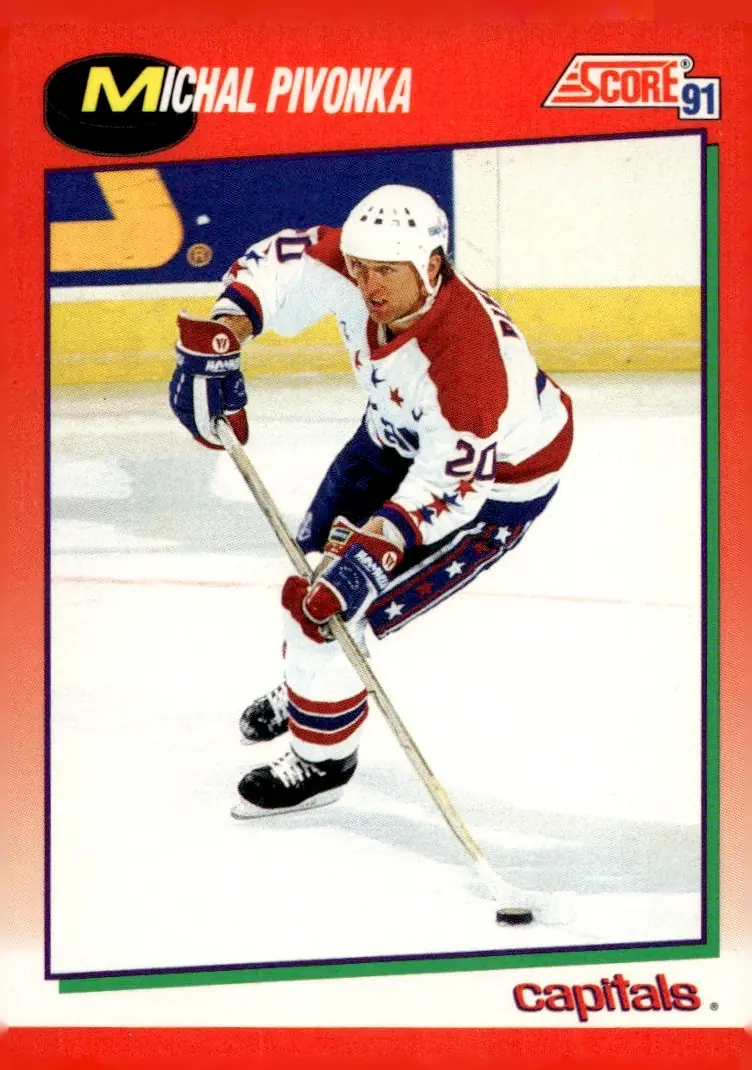 1991-92 Score American #193 Michal Pivonka (front)