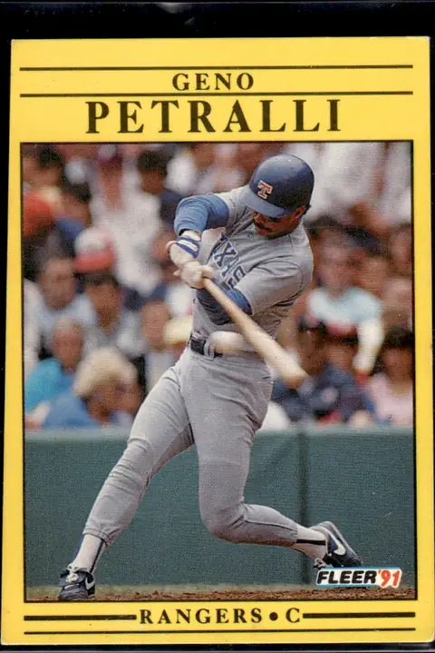 1991 Fleer #296 Geno Petralli