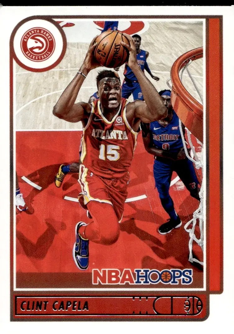 2021-22 NBA Hoops #158 Clint Capela (front)
