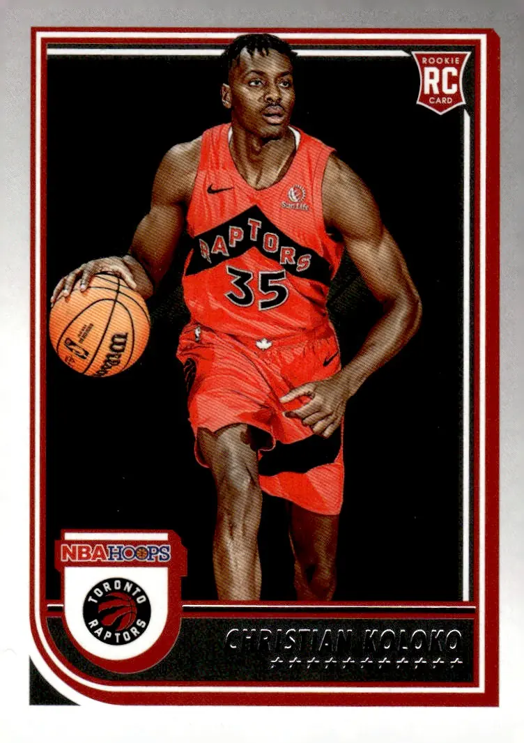 2022-23 NBA Hoops #261 Christian Koloko (front)