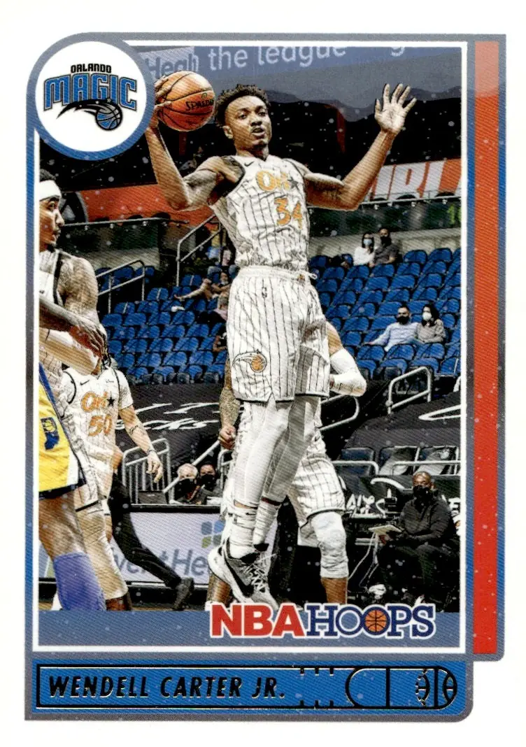 2021-22 NBA Hoops #42 Wendell Carter Jr. (front)