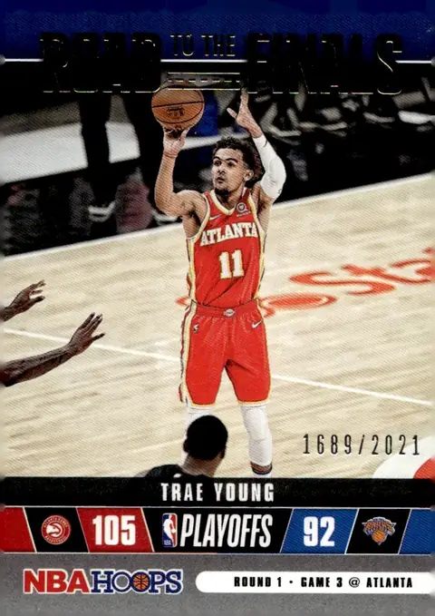2021-22 NBA Hoops #20 Trae Young – Road to the Finals First Round