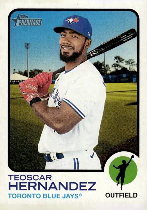2022 Topps Heritage #357 Teoscar Hernández
