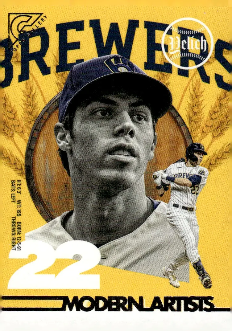 2022 Topps Gallery #MA-18 Christian Yelich (front)