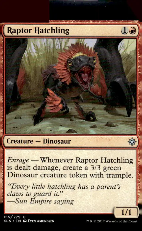 2017 Ixalan (XLN) #155/279 Raptor Hatchling