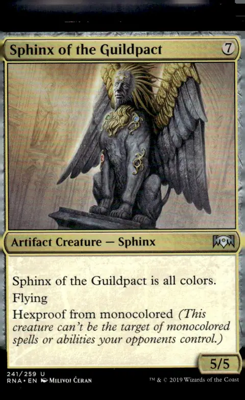 2019 Ravnica Allegiance (RNA) #241/259 Sphinx of the Guildpact