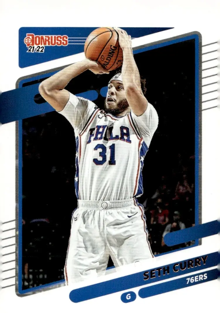 2021-22 Donruss #80 Seth Curry (front)