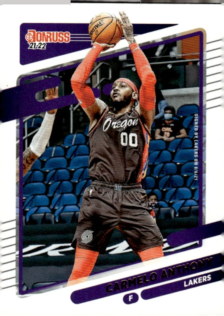 2021-22 Donruss #103 Carmelo Anthony (front)