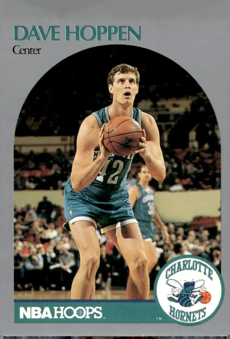 1990-91 NBA Hoops #55 Dave Hoppen (front)